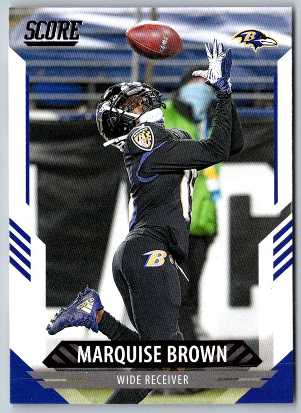 2021 Score Scorecard Marquise Brown #89