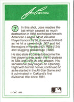 1989 CMC Jose Canseco Jose Canseco #7
