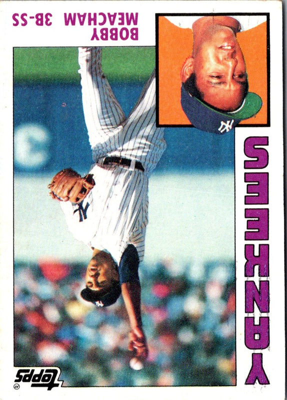 1984 Topps Bobby Meacham #204 Rookie