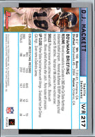 2004 Bowman D.J. Hackett #217 Rookie