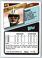 1993 Topps Brad Muster #478
