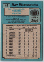 1988 Topps Ray Wersching #46