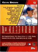 2001 Bowman's Best Kevin Brown