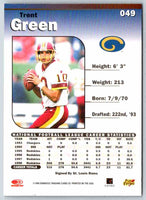 1999 Donruss Elite Trent Green #049