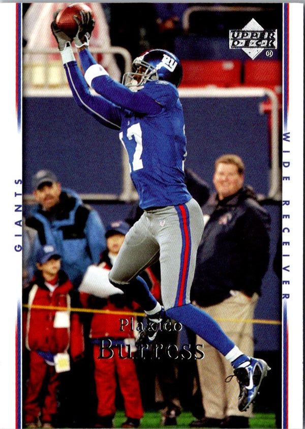 2007 Upper Deck Plaxico Burress #124