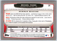 2013 Bowman Michael Young #31
