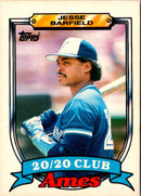 1989 Topps Ames 20/20 Club Jesse Barfield