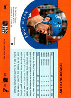 1990 Pro Set Kevin Lowe #89
