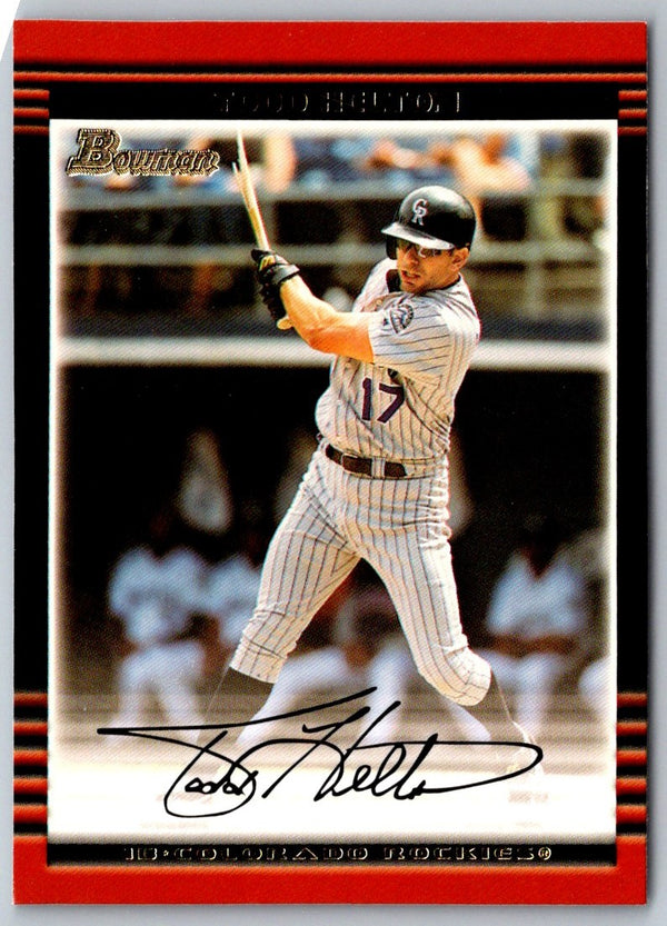 2002 Bowman Todd Helton #75