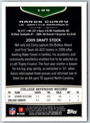 2009 Bowman Chrome Aaron Curry