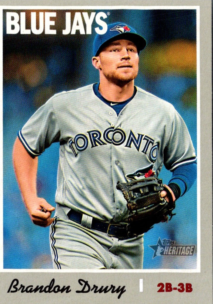 2019 Topps Heritage Brandon Drury