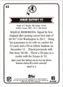 2012 Topps Magic Jabar Gaffney