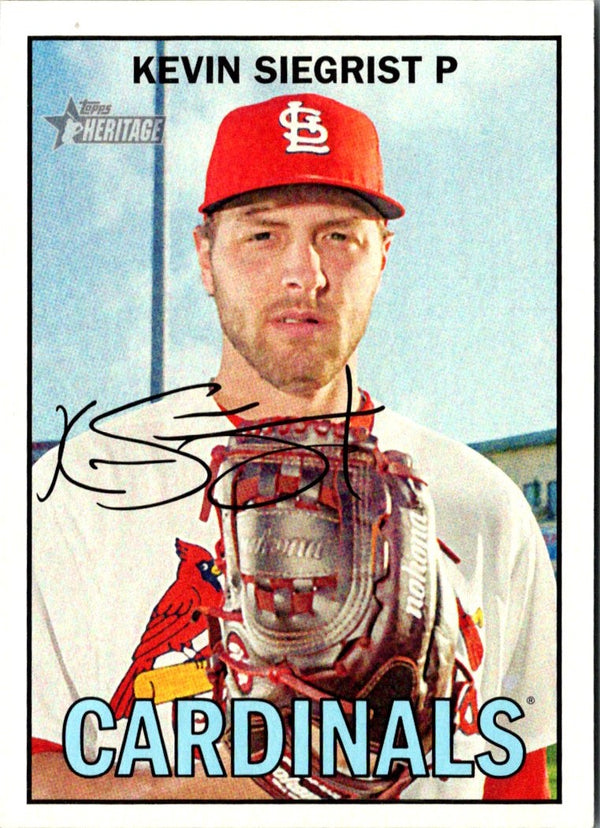 2016 Topps Heritage Kevin Siegrist #397