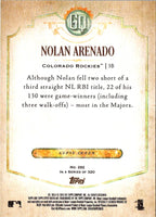 2018 Topps Gypsy Queen Nolan Arenado #292
