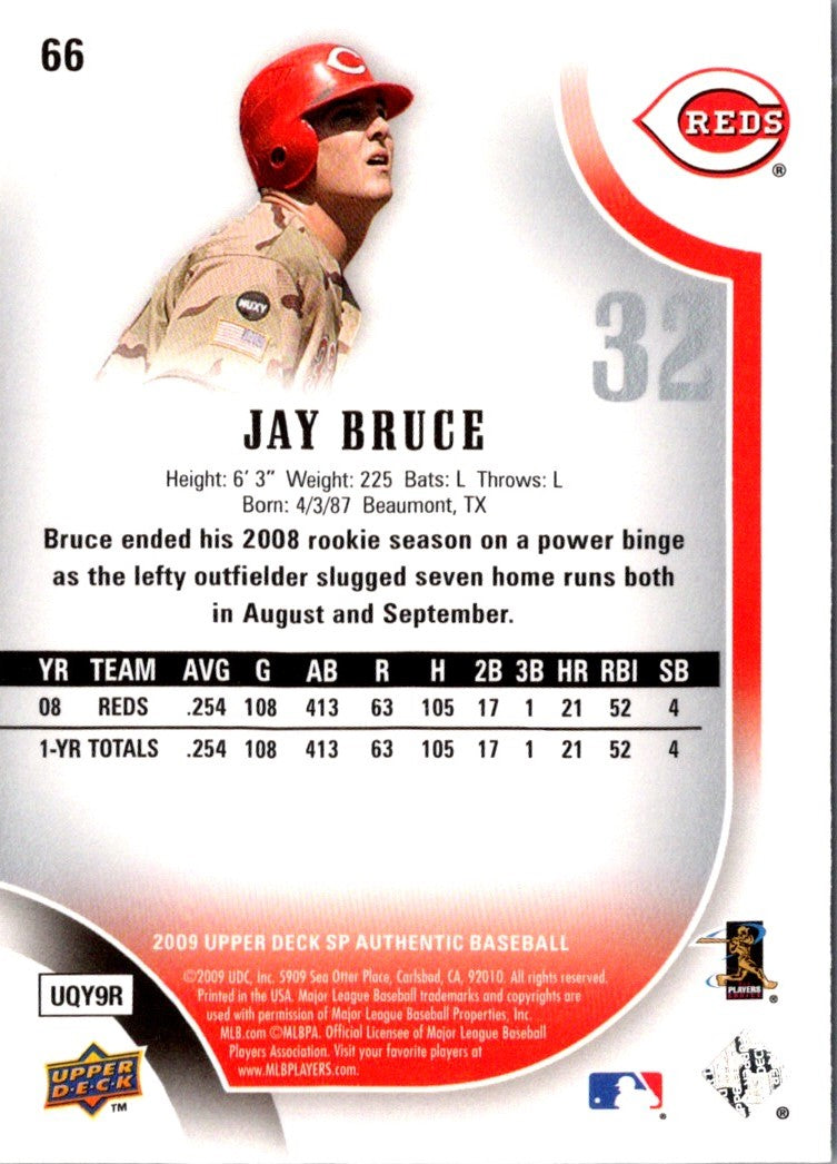 2009 SP Authentic Jay Bruce