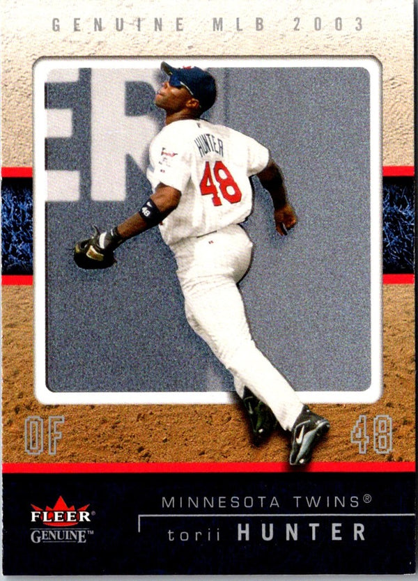 2003 Fleer Genuine Torii Hunter #89