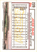 1992 Topps Jose Rijo #220