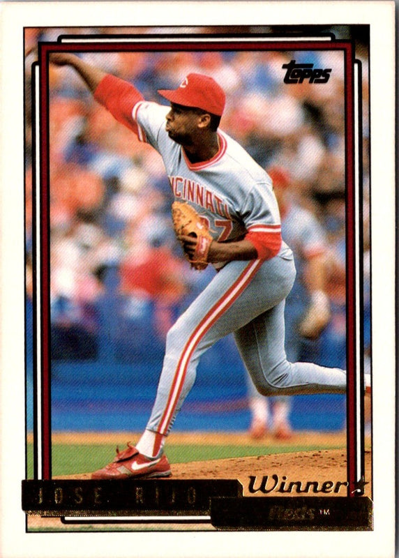 1992 Topps Jose Rijo #220