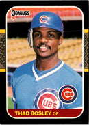 1987 Donruss Thad Bosley