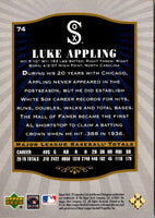 2001 SP Legendary Cuts Luke Appling #74