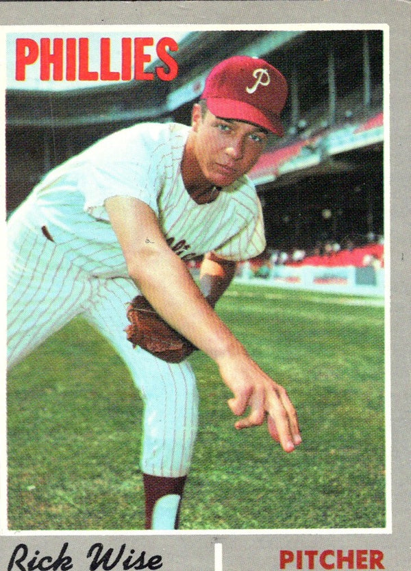 1970 Topps Rick Wise #605 EX-MT+