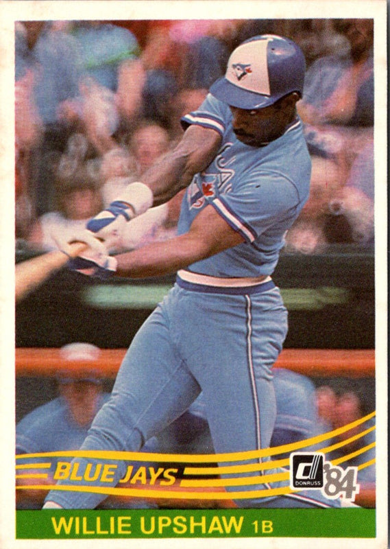 1984 Donruss Willie Upshaw #315