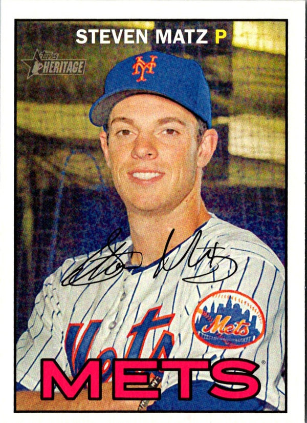 2016 Topps Heritage Steven Matz #62