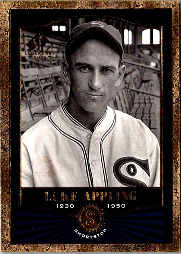 2001 SP Legendary Cuts Luke Appling #74