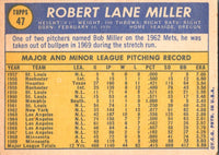 1970 Topps Bob Miller #47 EX-MT+