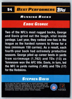 2000 Bowman's Best Eddie George/Stephen Davis #94