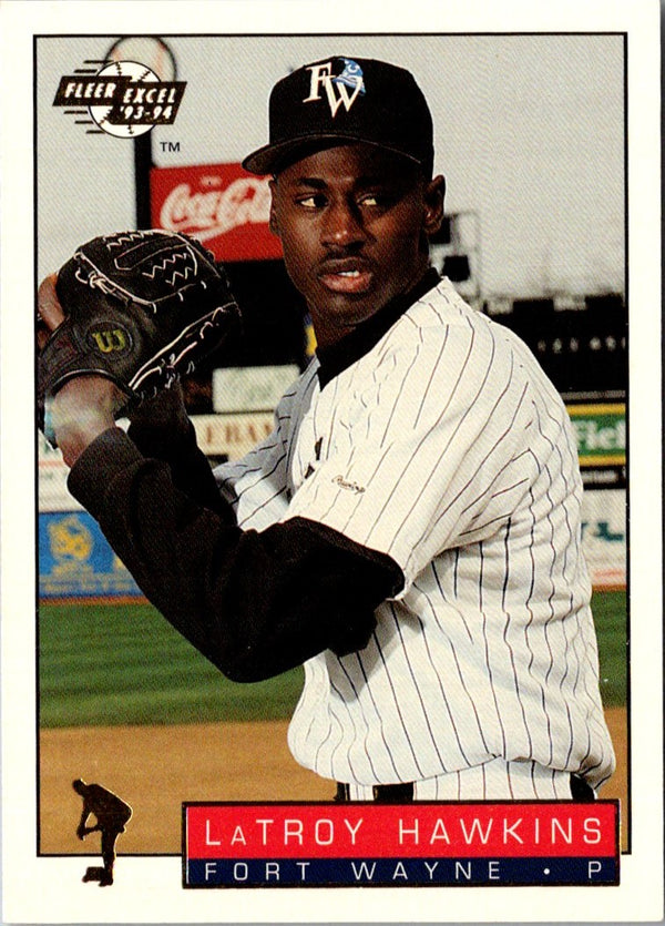 1993 Fleer Excel LaTroy Hawkins #95