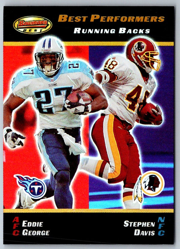 2000 Bowman's Best Eddie George/Stephen Davis #94