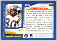 2000 Topps Cris Carter #323