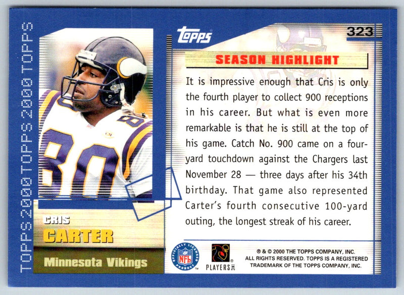 2000 Topps Cris Carter