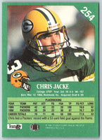 1991 Fleer Chris Jacke #254