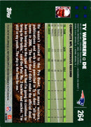 2007 Topps Ty Warren