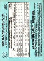 1986 Leaf Vida Blue #247