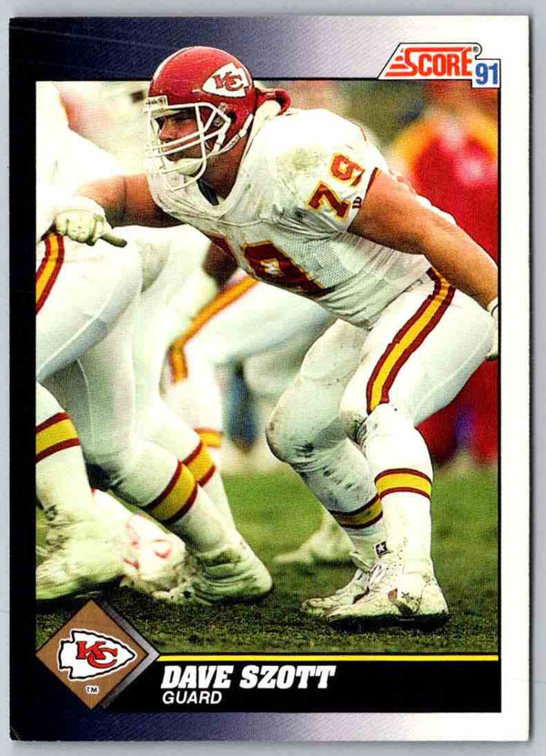 1991 Score Dave Szott #483