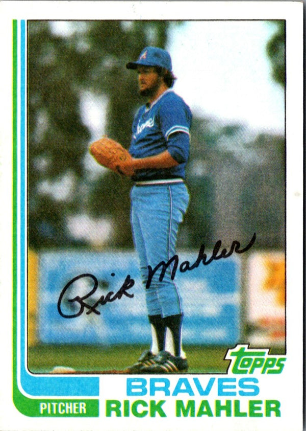 1982 Topps Rick Mahler #579 Rookie