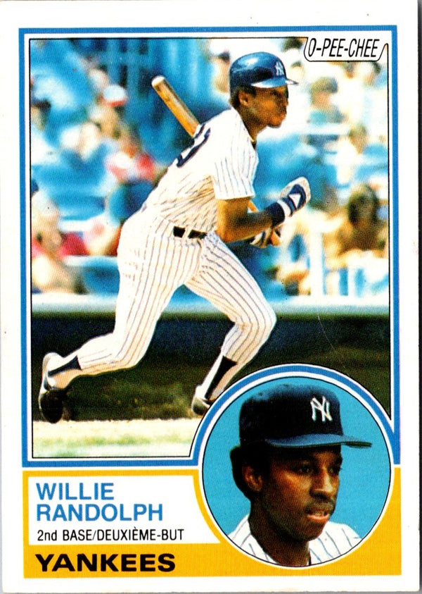 1983 O-Pee-Chee Willie Randolph #140