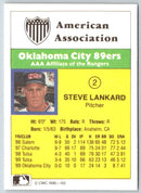 1990 CMC Oklahoma City 89ers Steve Lankard