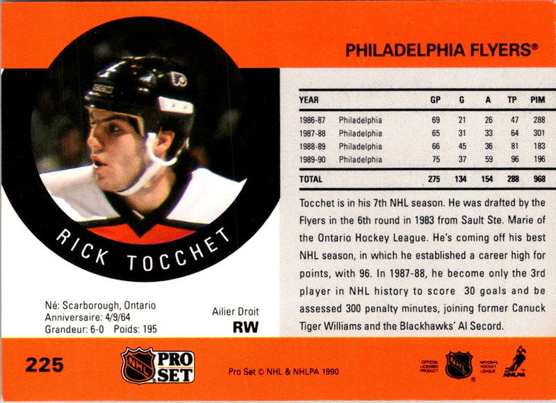 1990 Pro Set Rick Tocchet