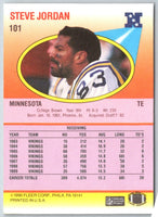 1990 Fleer Steve Jordan #101