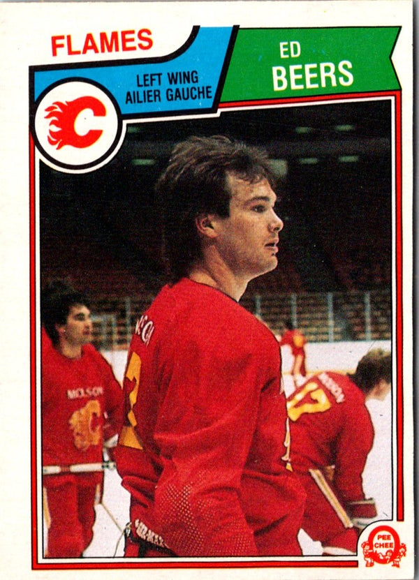 1983 O-Pee-Chee Ed Beers #76 Rookie