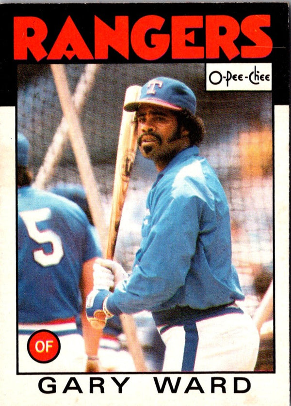 1986 O-Pee-Chee Gary Ward #105