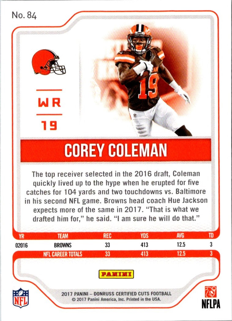 2016 Panini Corey Coleman