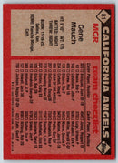 1986 Topps Gene Mauch