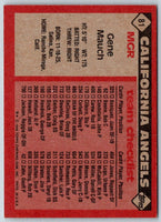 1986 Topps Gene Mauch #81