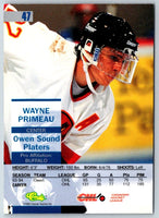 1995 Classic Images Wayne Primeau #47