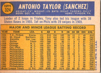 1970 Topps Tony Taylor #324 EX-MT+